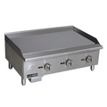 Adcraft BDECTG-36/NG Black Diamond Standard Series Gas Griddle 36"W - BDECTG-36/NG-36/NG