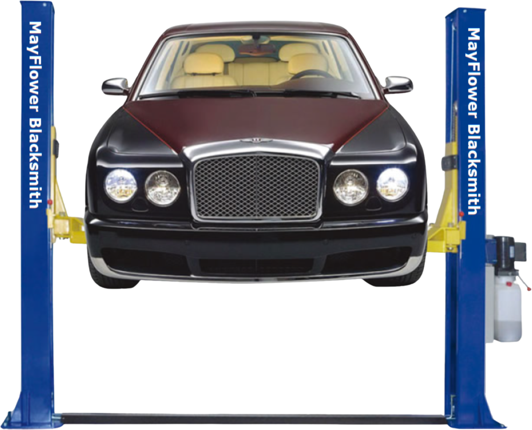 Mayflower Tools Blacksmith Two Post Car Lift Floor Plate Max Lift Height 71" New - BP9500