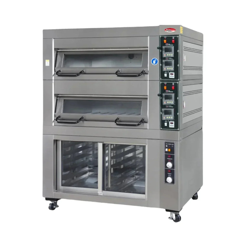 BakeMax 55" One Deck Electric Oven, Accommodates (2) 18" X 26" Pans, 220v/60/3 - BMDDD01