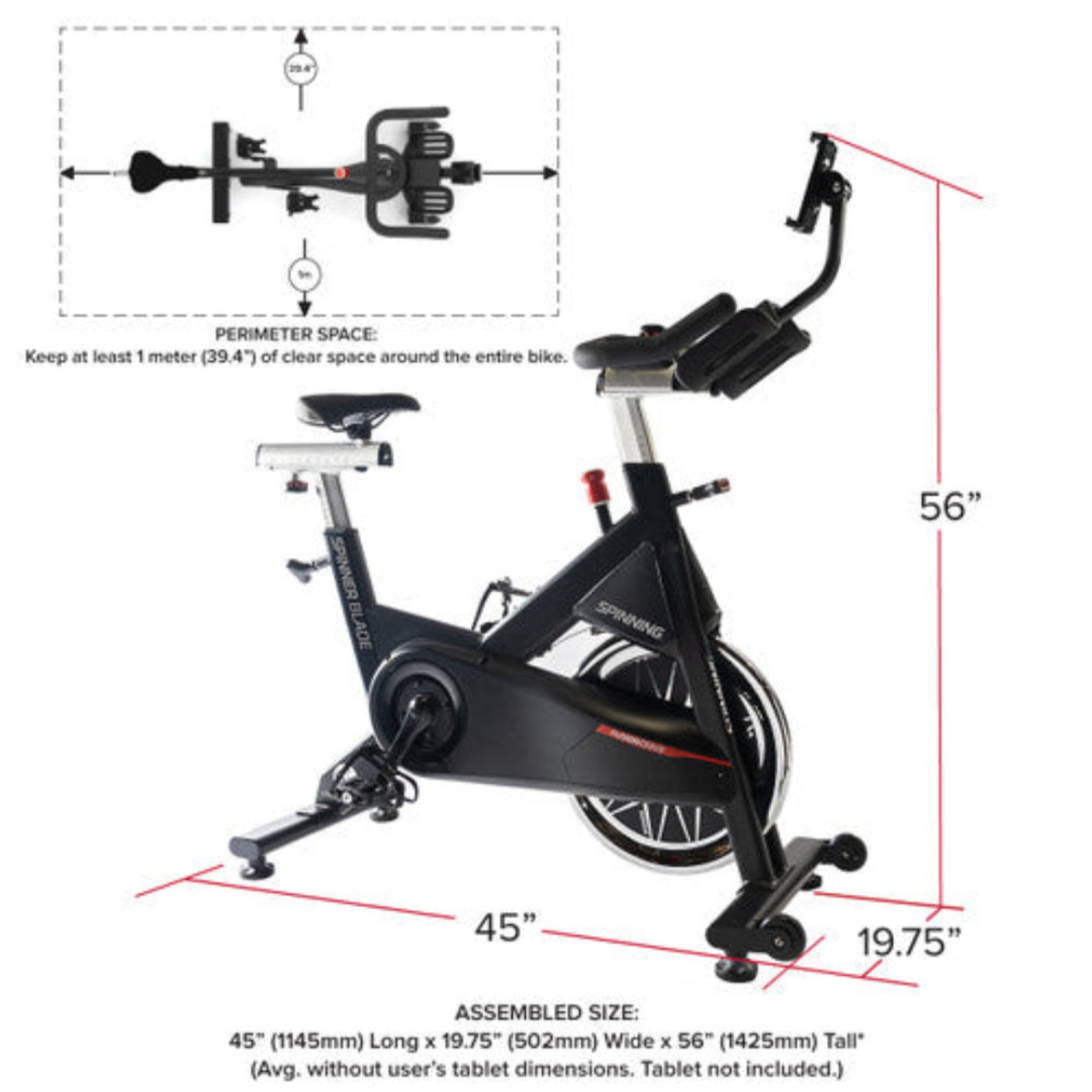 Spinning Spin Bikes Spinning Blade Connected Home Spinner Bike - 10-034