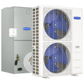 MRCOOL Hyper Heat 2nd Gen 60K BTU, 5 Ton, 16 SEER2 Heat Pump Condenser and Ducted Air Handler with 50 Ft. R-454B No-Vac Lineset  - CENTRAL-60-HP-230B50