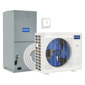 MRCOOL Hyper Heat 2nd Gen 24K BTU, 2 Ton, 18.3 SEER2 Heat Pump Condenser and Ducted Air Handler with 15 Ft. R-454B No-Vac Lineset  - CENTRAL-24-HP-230B15