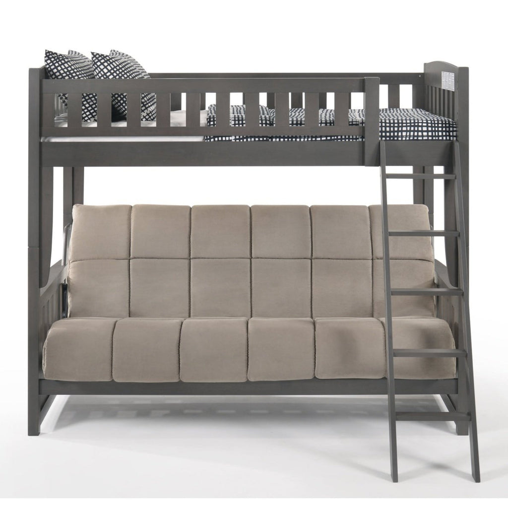 Night and Day Furniture Spices Cinnamon Twin/Futon Bunk Bed - CIN-SFBH-COM-CH