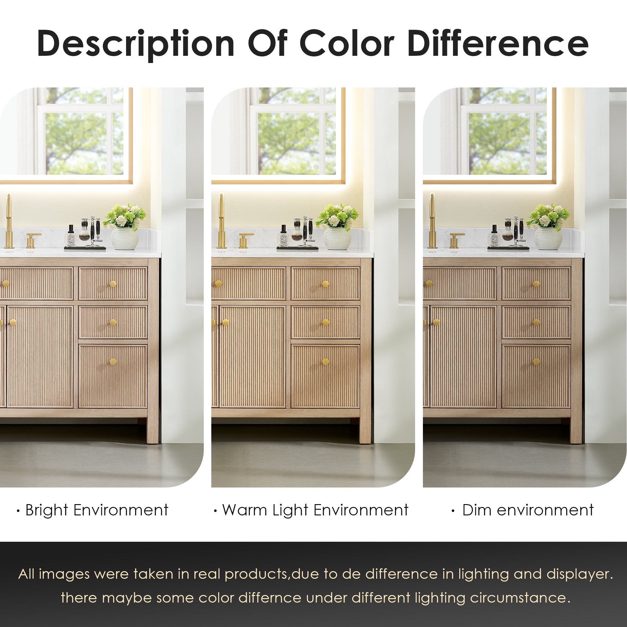 Altair Designs Cerrito 42" single vanity with top - 567042-BK-GW-NM