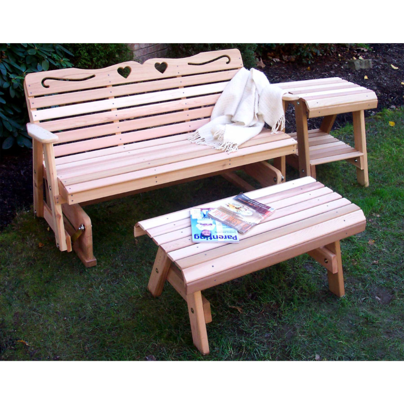 Creekvine Designs Cedar Country Hearts Glider Collection - WF4212CVD