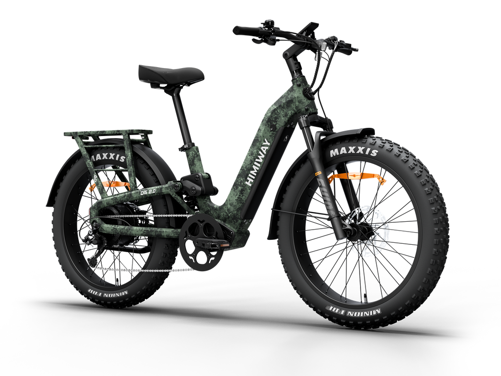 Himiway D5<sup> 2.0</sup> Camo Full Suspension eBike - HMW-D5-ST-CF-US-2.0-BETA