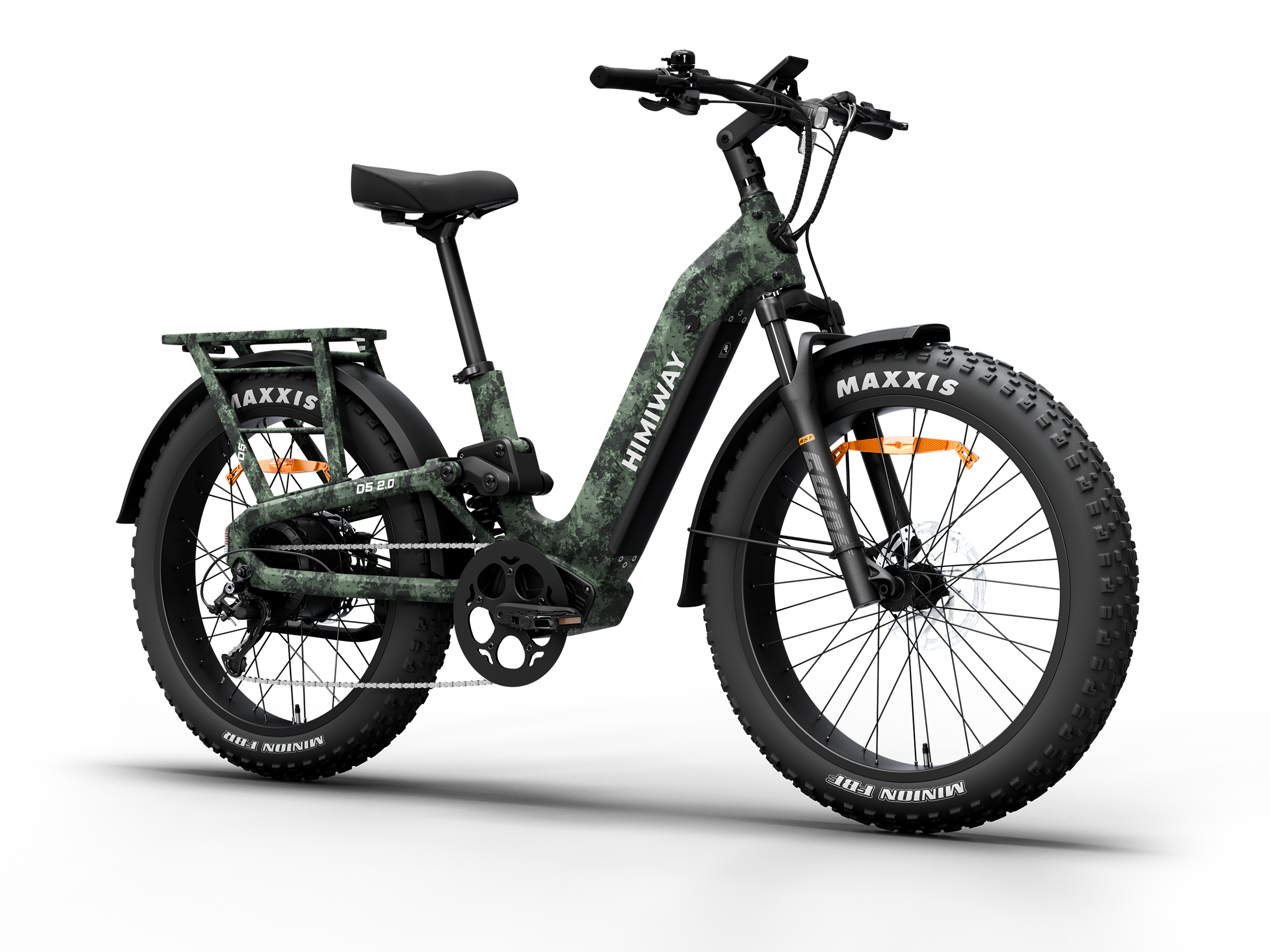 Himiway D5<sup> 2.0</sup> Camo Full Suspension eBike - HMW-D5-ST-CF-US-2.0-BETA