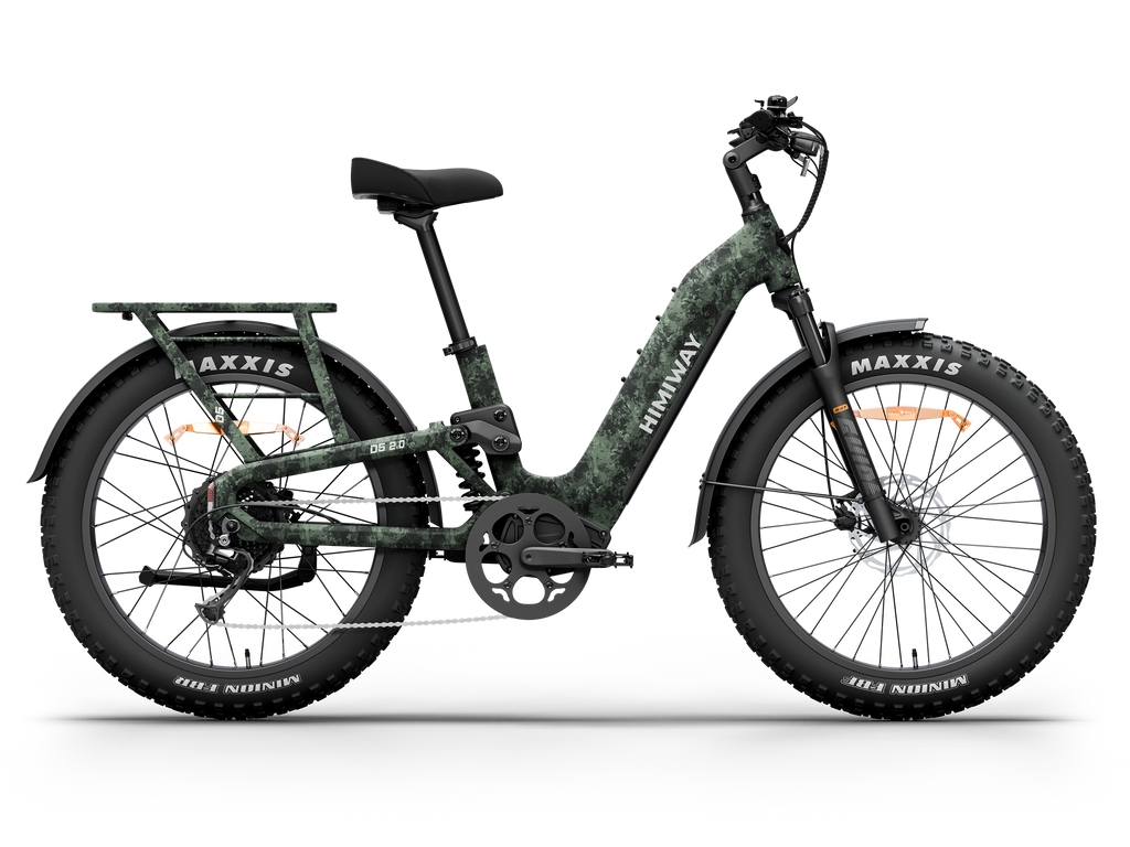 Himiway D5<sup> 2.0</sup> Camo Full Suspension eBike - HMW-D5-ST-CF-US-2.0-BETA