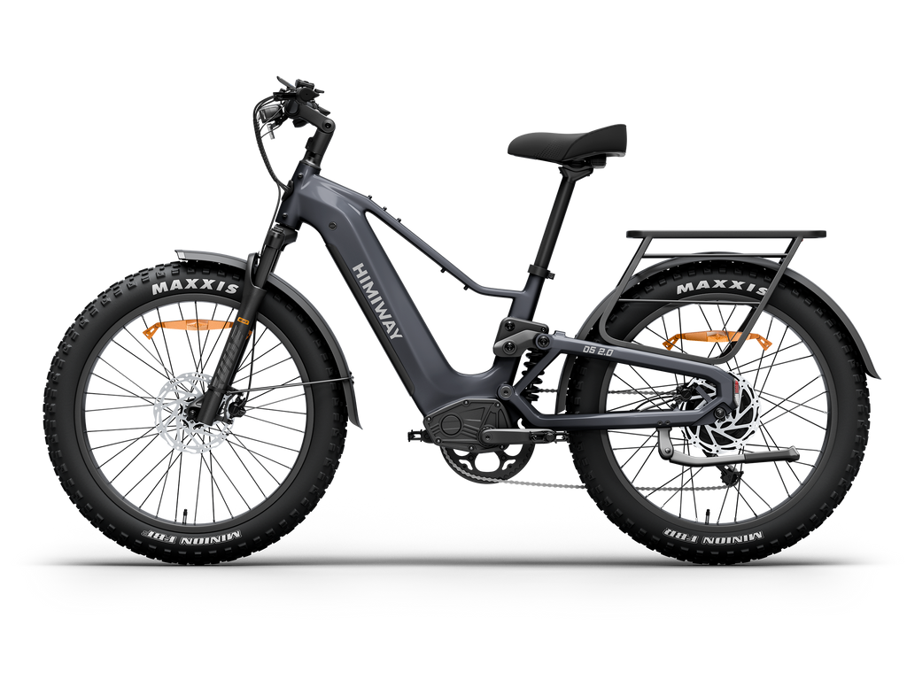 Himiway D5<sup> 2.0</sup> Full Suspension eBike - HMW-D5-SO-GY-US-2.0