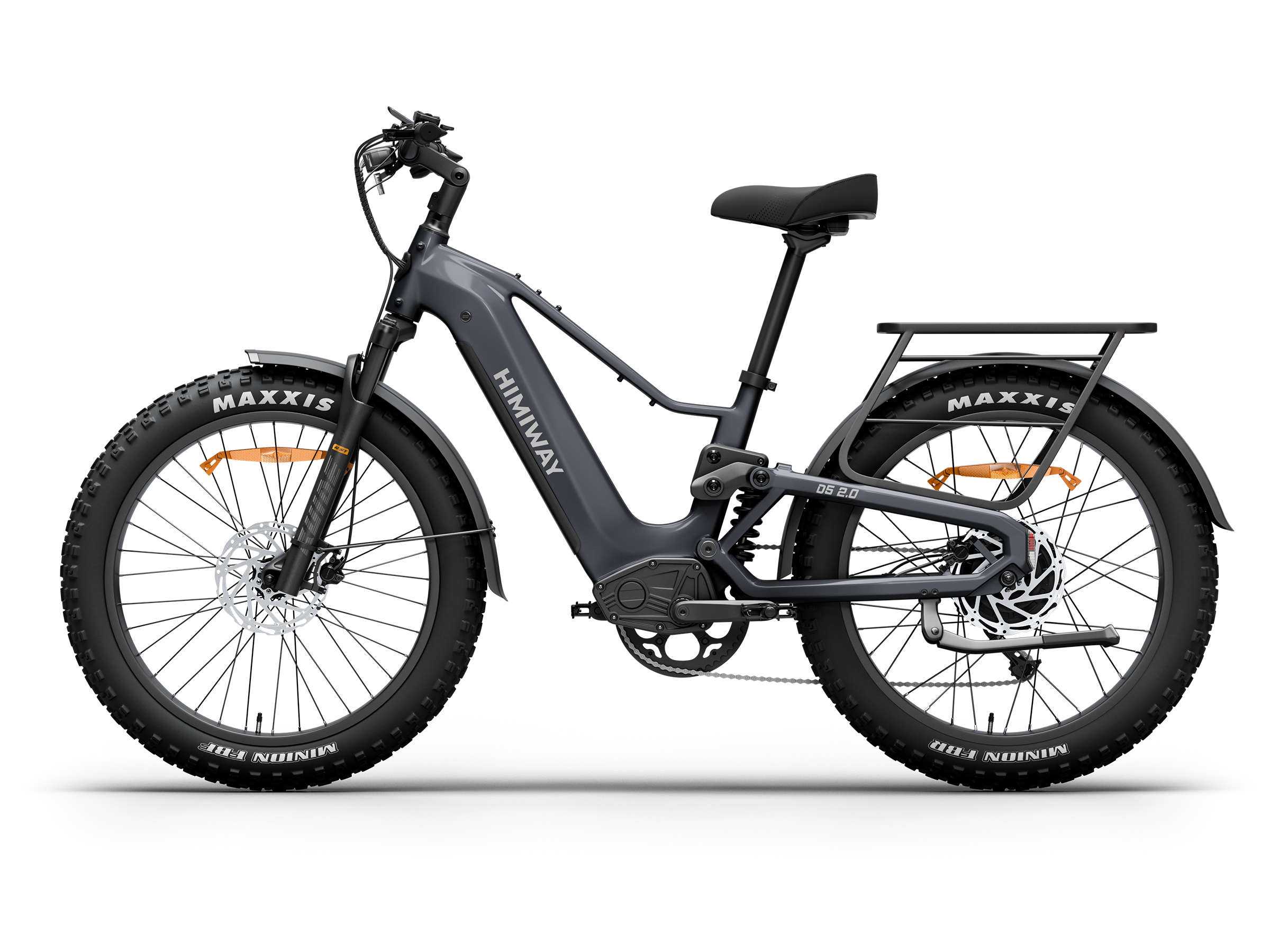 Himiway D5<sup> 2.0</sup> Full Suspension eBike - HMW-D5-SO-GY-US-2.0