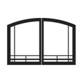 Empire - Door Set for Breckenridge Premium See Thru Firebox - VFR36SMBL,