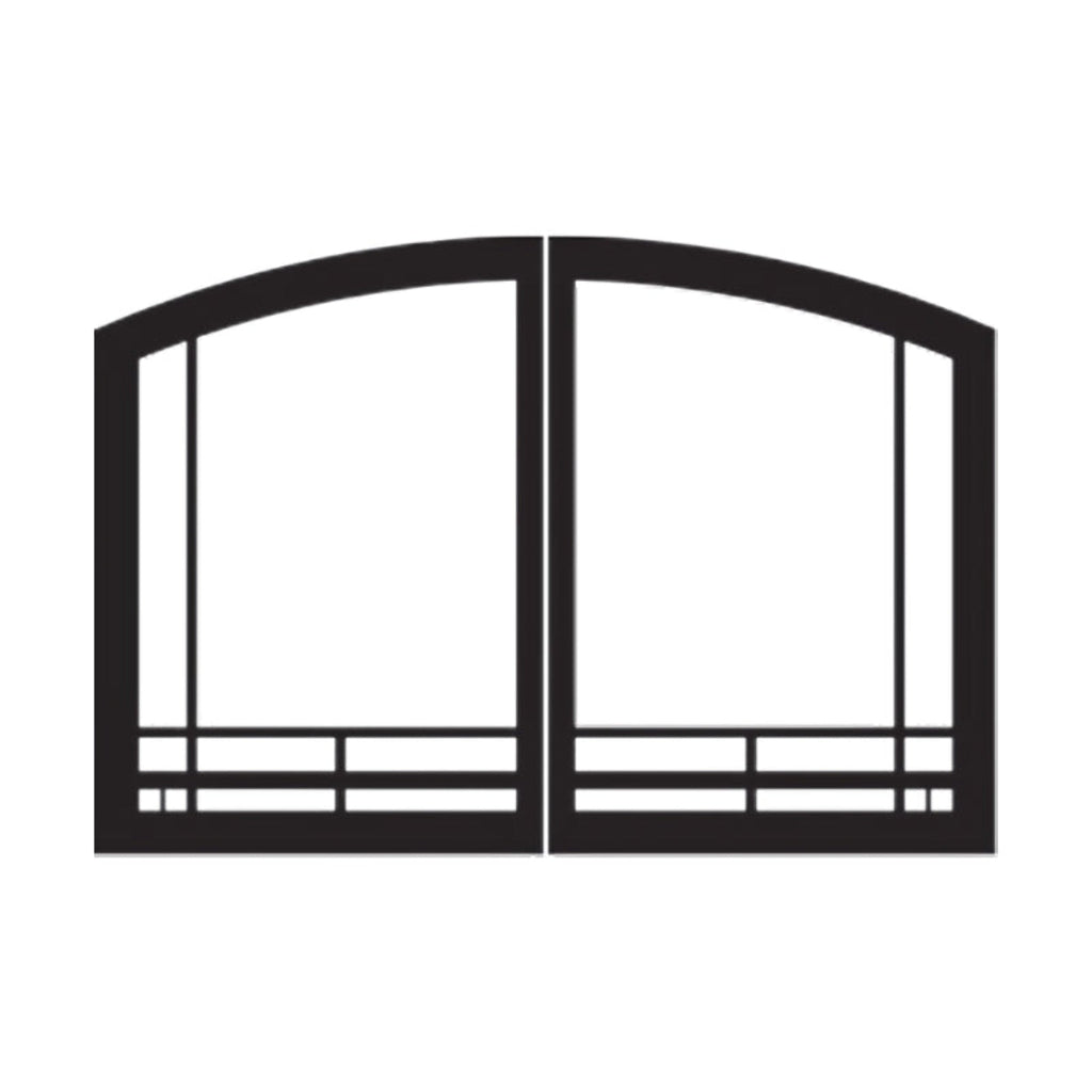 Empire - Door Sets for Breckenridge Select Vent Free Fireboxes - VBR32GMBL,