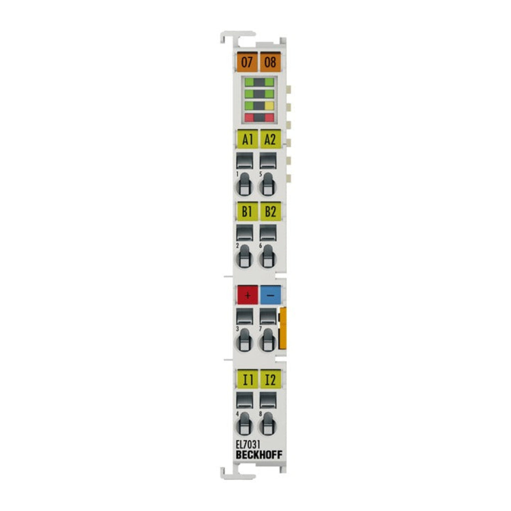 BECKHOFF EtherCAT Terminal, 1-channel motion interface, stepper motor, 24 V DC, 1.5 A - EL7031