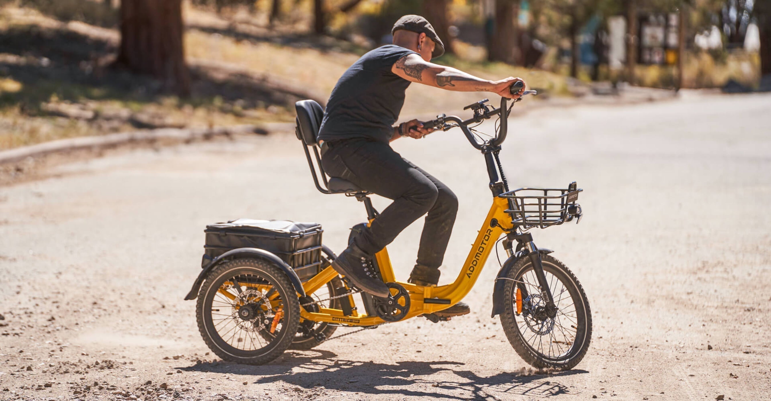 Addmotor 750W 48V CITYTRI E-310 Trike Electric Bike - EB-ADD-E310S-RED