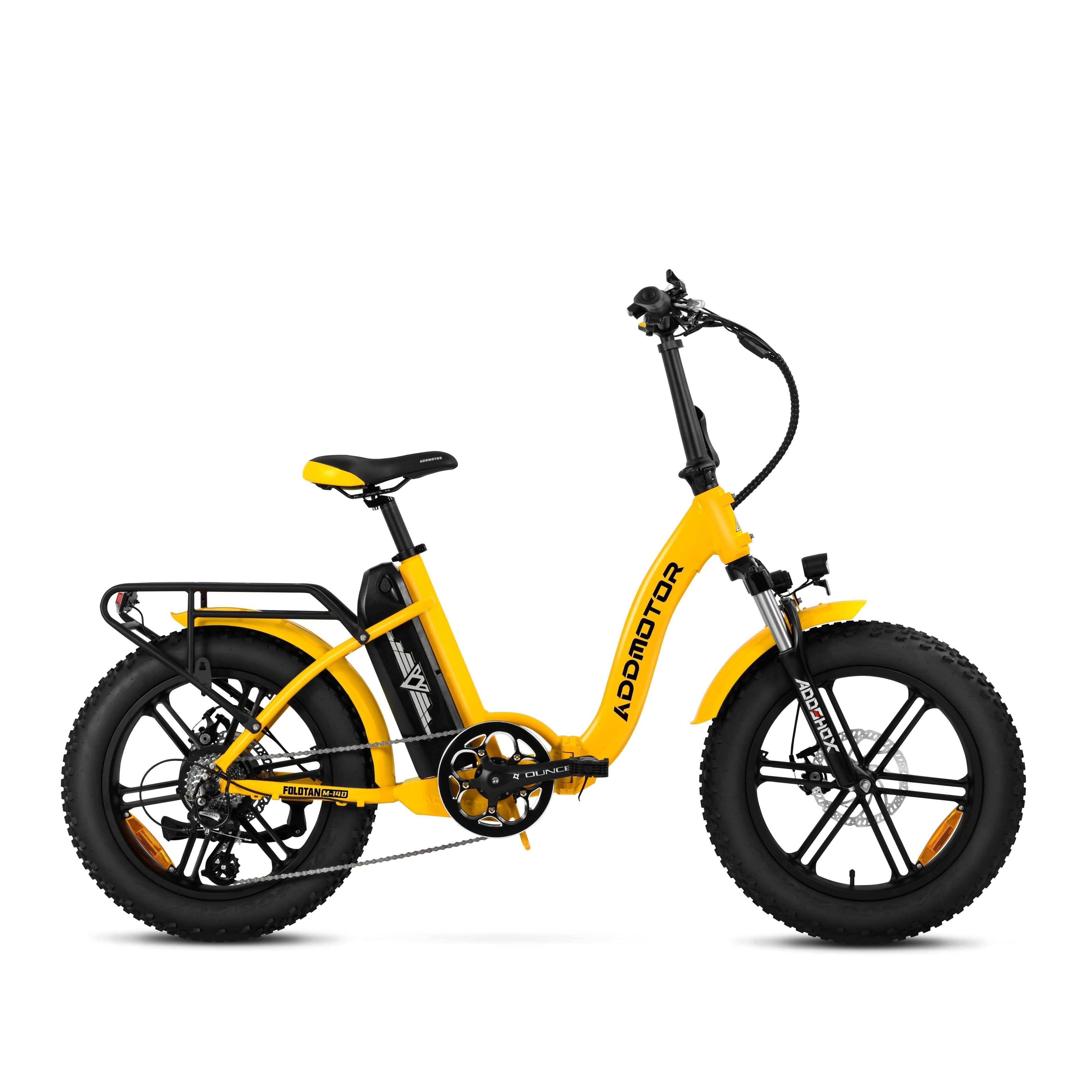 Addmotor 750W Foldtan M-140 2.0 Folding Fat Tire Electric Bike - EB-ADD-M140-BLK