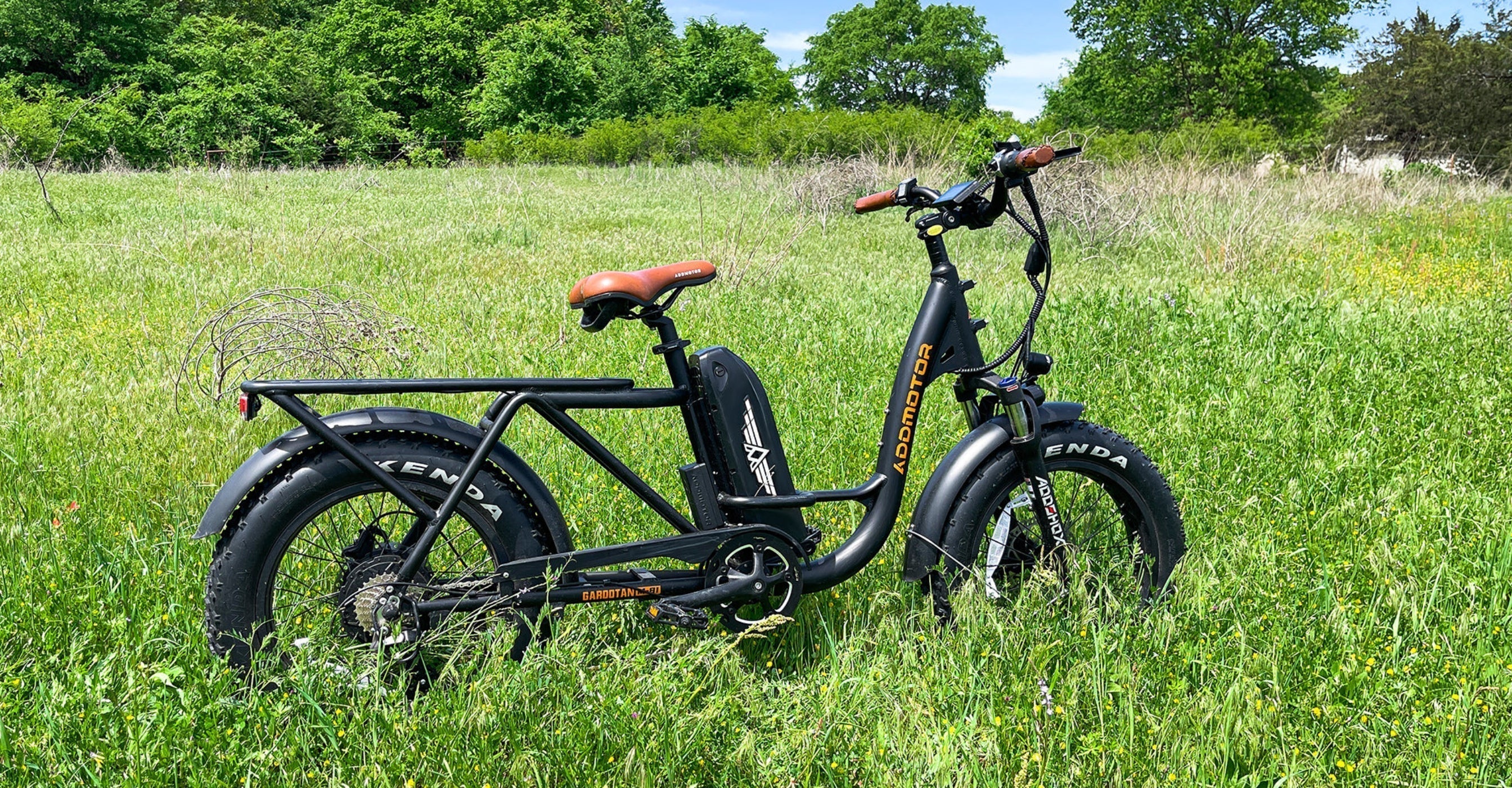 Addmotor 750W 48V GAROOTAN M-81 Cargo Fat Tire Electric Bike - EB-ADD-GM81-ORG