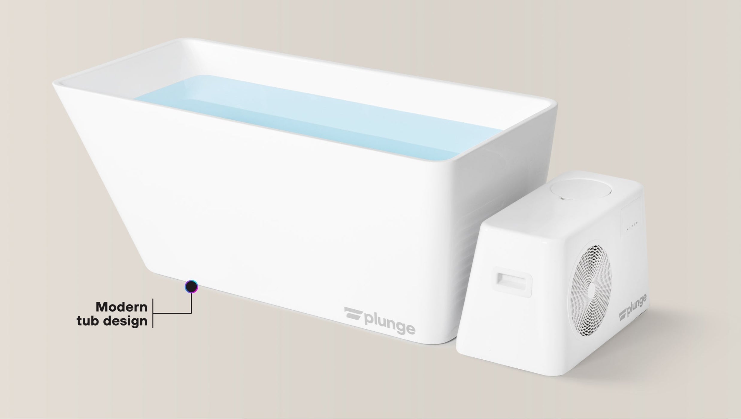 The Plunge Original Cold Plunge Tub - EVOLVE-XL-ST-COLD