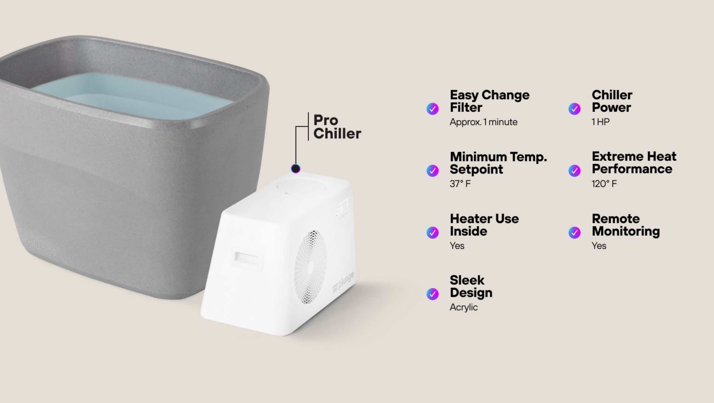Plunge Pod - EVOLVE-POD-ST-COLD-WHITE-ASSEMBLY