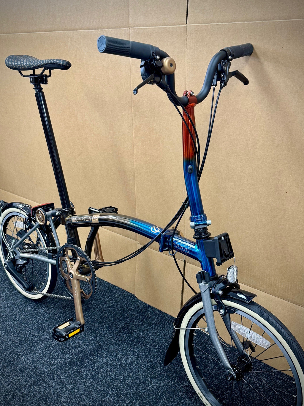 Brompton 1975 Anniversary Edition C Line 12-Speed Mid-HB WITH BAGS!