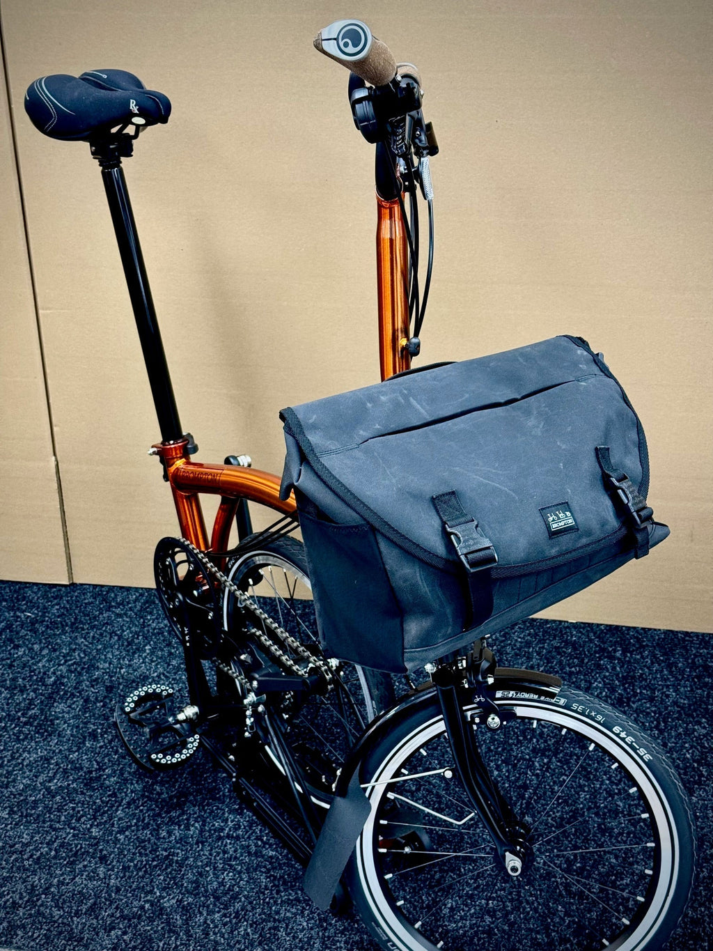 Brompton Pre-Owned Superlight High-HB 6-Speed Flame Lacquer