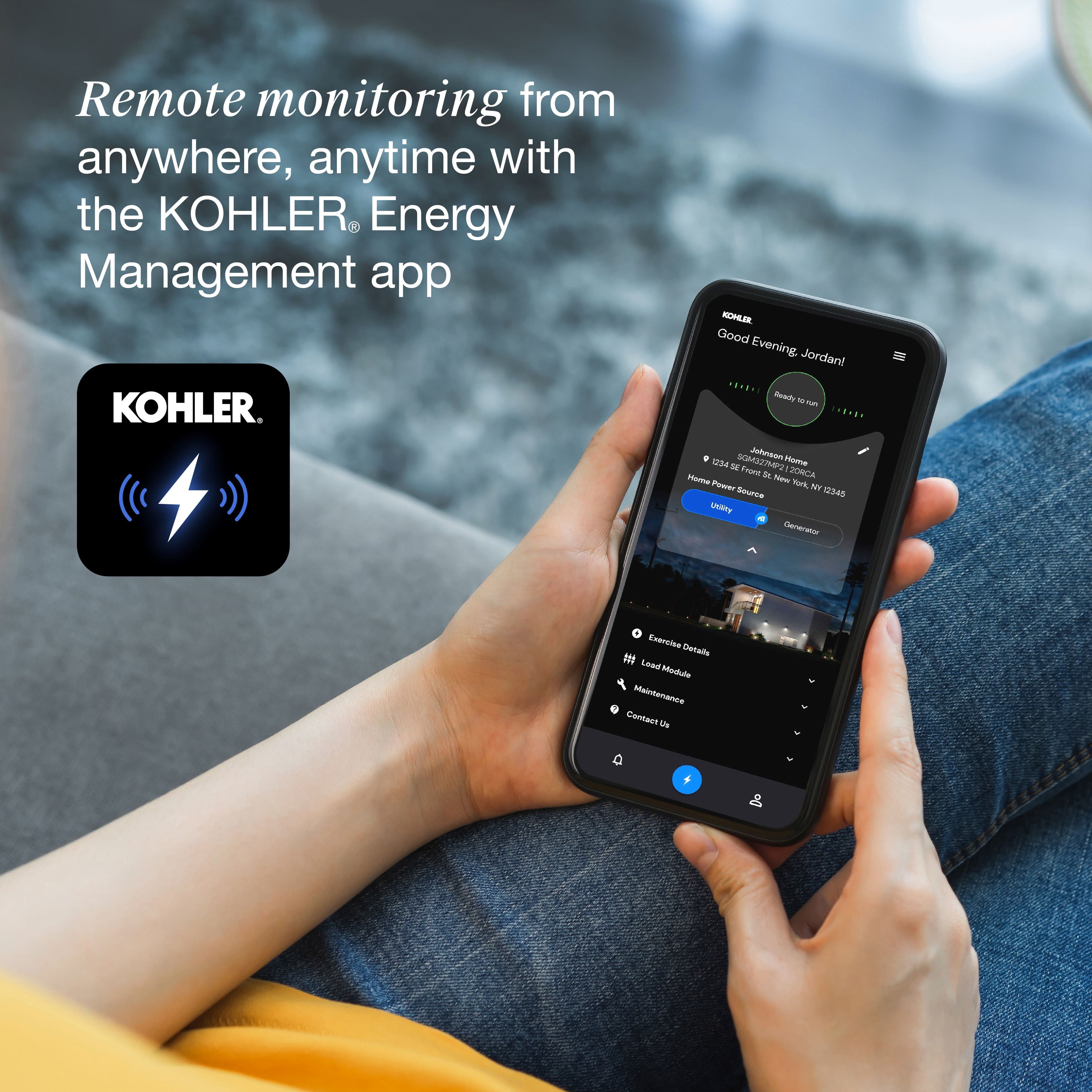 Kohler  60KW 277/480V 3-Phase Standby Generator with App Connect New - 60RCLB-QS8