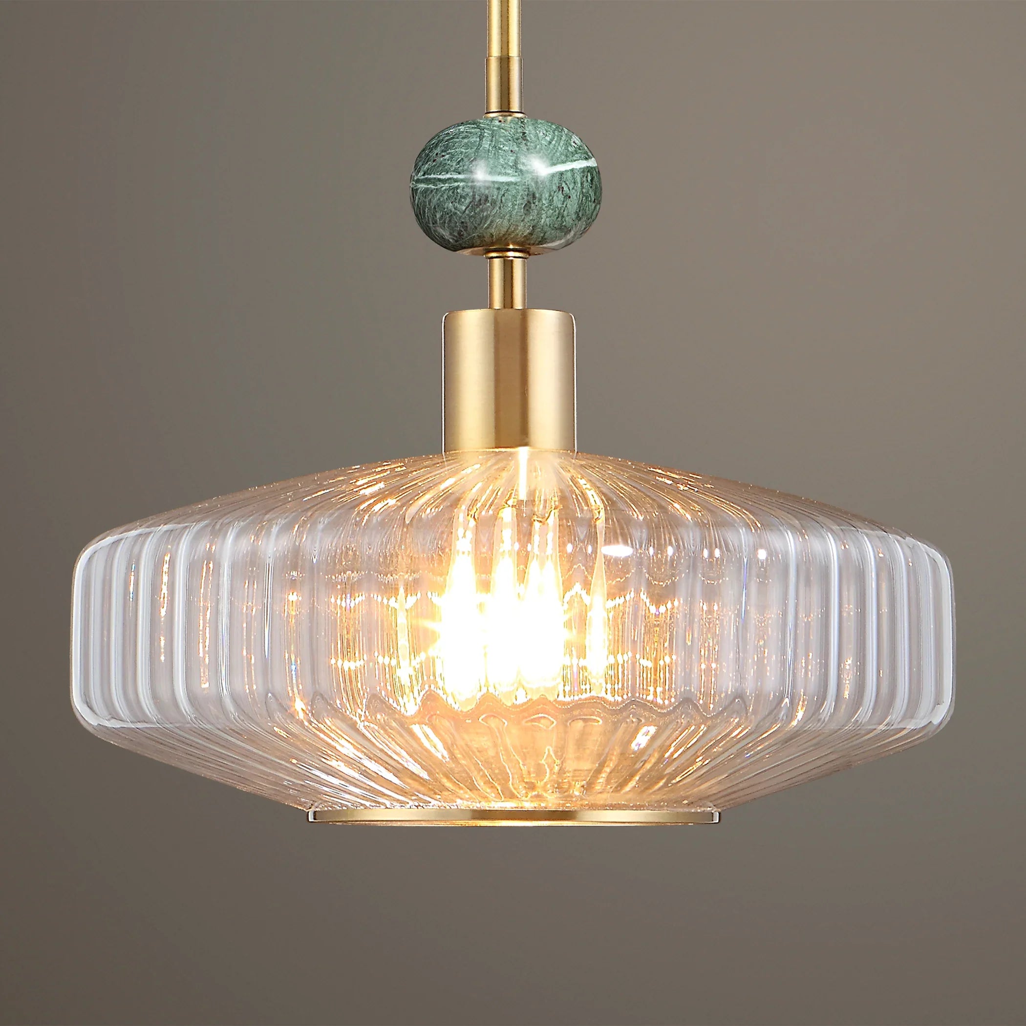Uttermost Manheim 1 Light Nickel Cylinder Pendant 21568