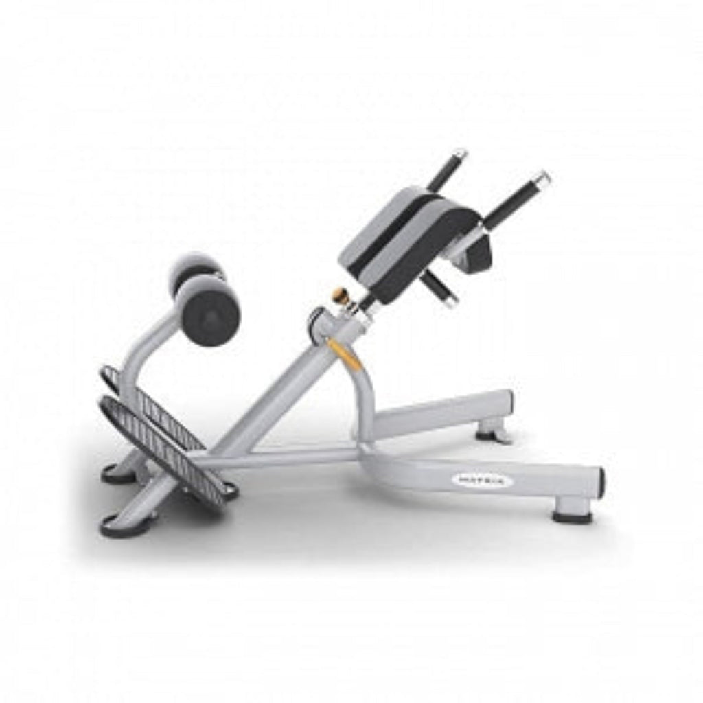 Johnson Health Tech Aura Back Extension Bench - Matrix Aura Back Extension Bench - G3-FW52