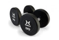 Johnson Health Tech XULT Urethane Multi-Sided Dumbbells - XULT Urethane Multi-Sided Dumbbell Pair, Black Plus, 35 lb. - XT-035URE-MTI-P
