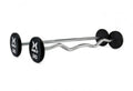 Johnson Health Tech XULT Urethane Straight Barbells - XULT Urethane Straight Barbell, Black Plus, 90 lb. - XT-090URE-BBST-P