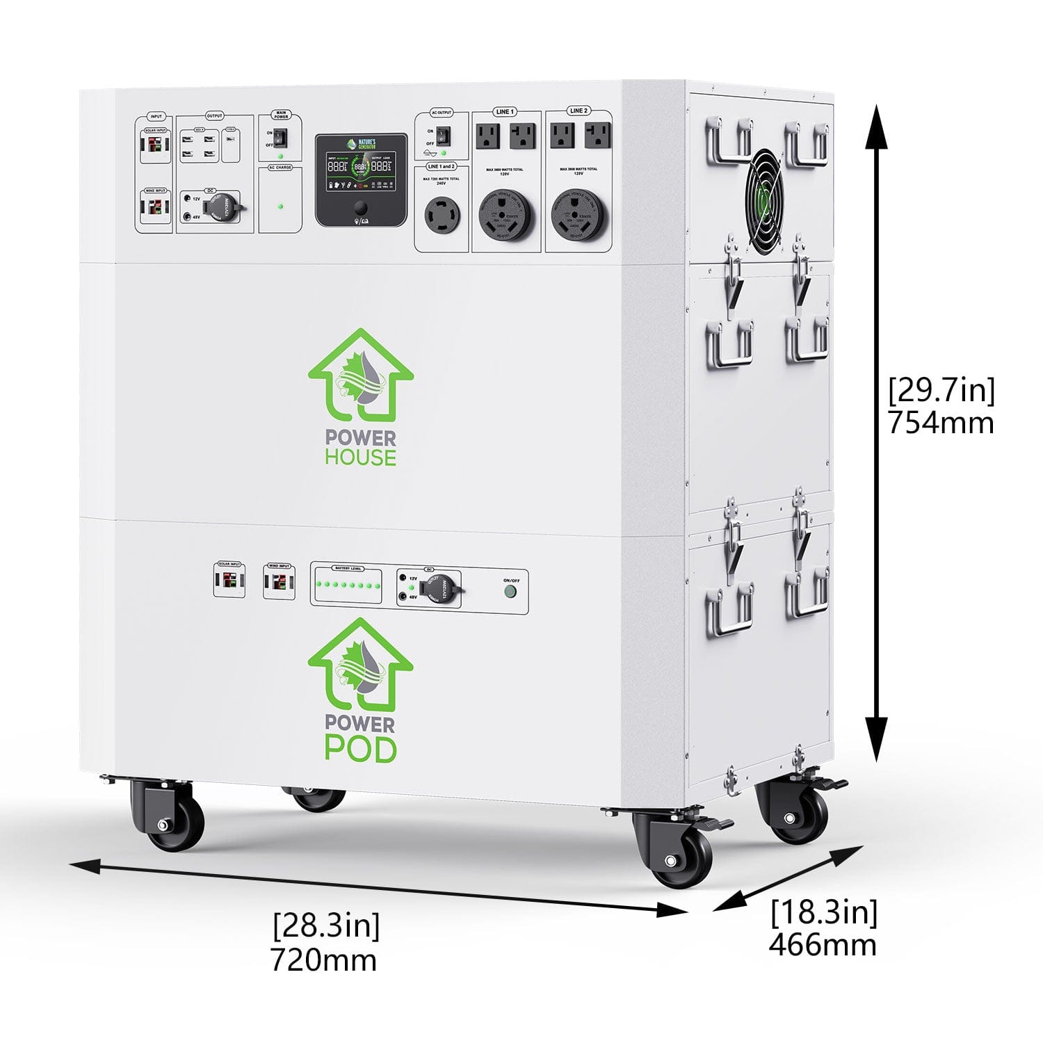Nature’s Generator Powerhouse Platinum Plus PE System - Backyard Provider