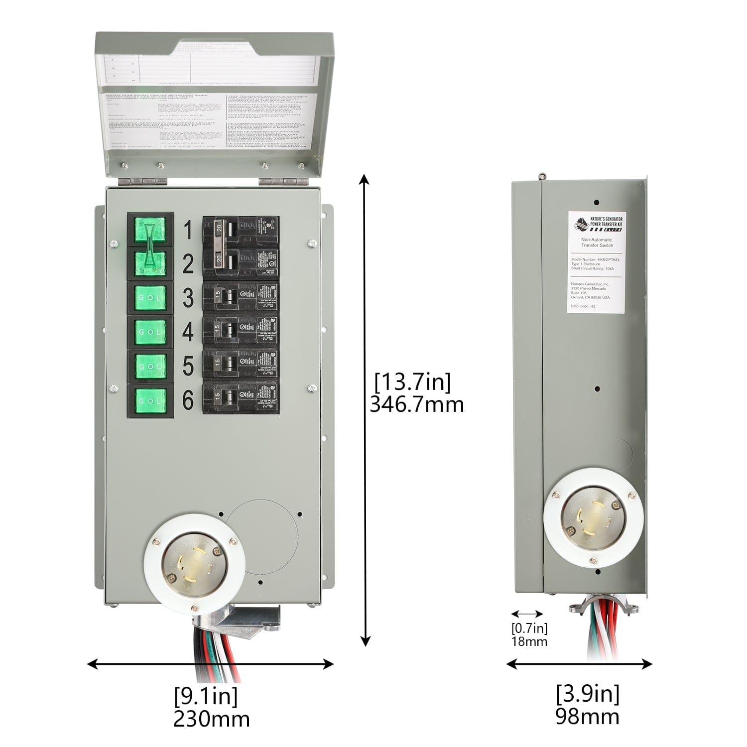 Nature’s Generator Powerhouse Hybrid Platinum PE System - Backyard Provider