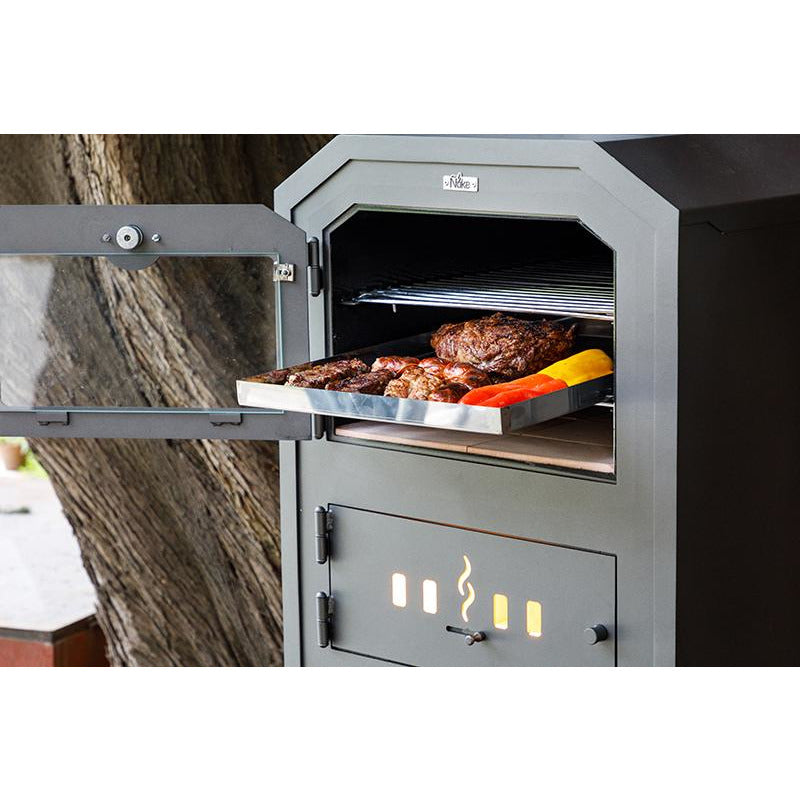 60 Nuke Counter Top Oven - open with food