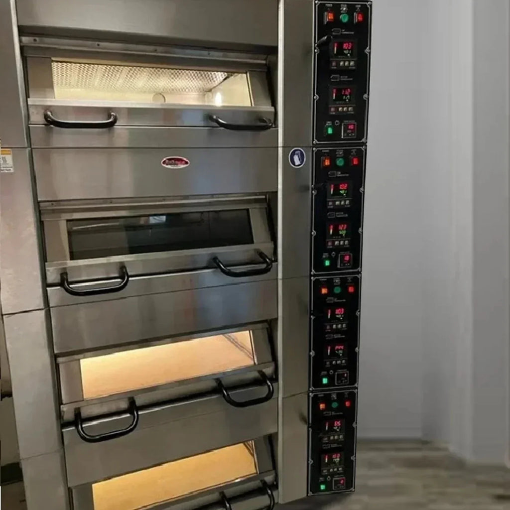 BakeMax 75" Double Deck Electric Oven, Accommodates (6) 18" X 26" Pans, 220/60/3 - BMTD002