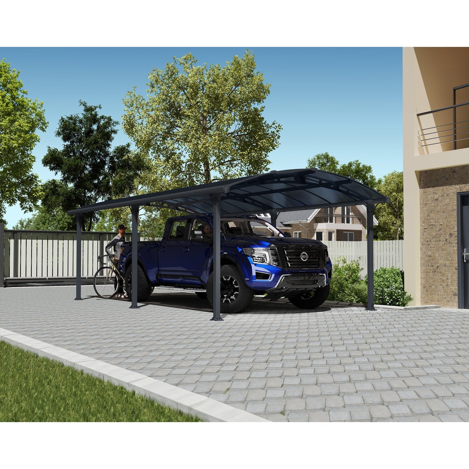 Palram - Canopia | Arcadia 5000 Carport 12x21x8 ft - HG9117