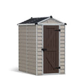 Palram - Canopia | SkyLight  Polycarbonate Storage Shed -4x6 ft Tan - HG9604T