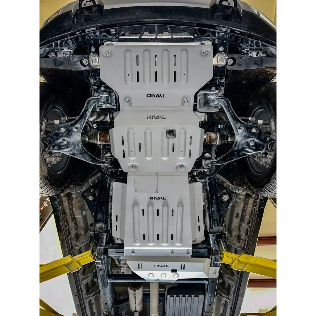 RIVAL Aluminum Skid Plates: F-150 EcoBoost & V8 (2015+) - 2333.1855.2.6-KIT