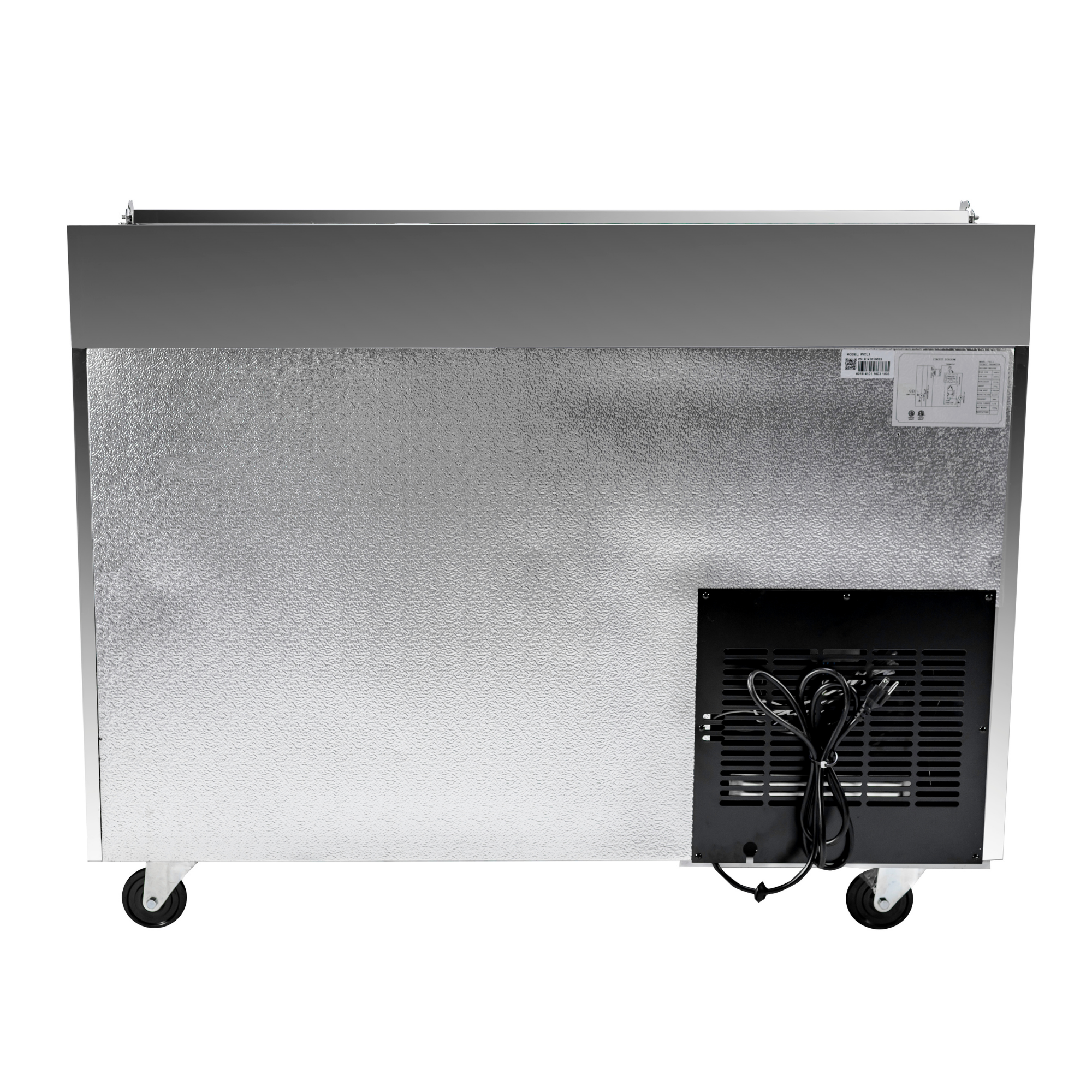 SABA SPP-44-6 - 44" One Door Commercial Pizza Prep Table with 6 Pans