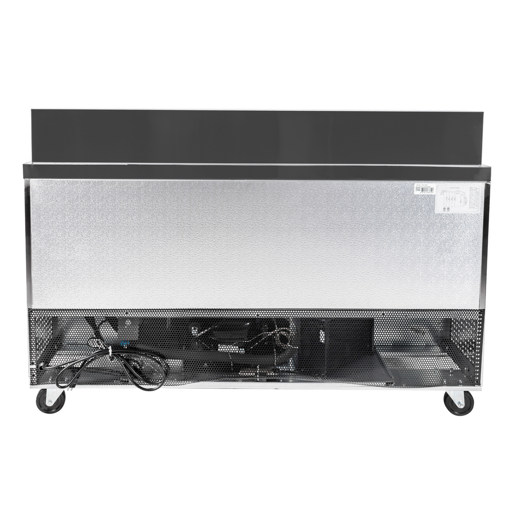 SABA SPS-60-16 - 60" Two Door Commercial Sandwich Prep Table with 16 Pans