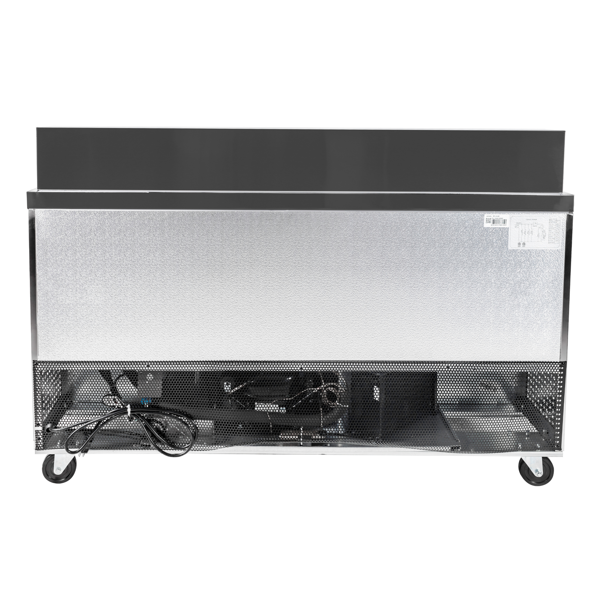 SABA SPS-60-16 - 60" Two Door Commercial Sandwich Prep Table with 16 Pans