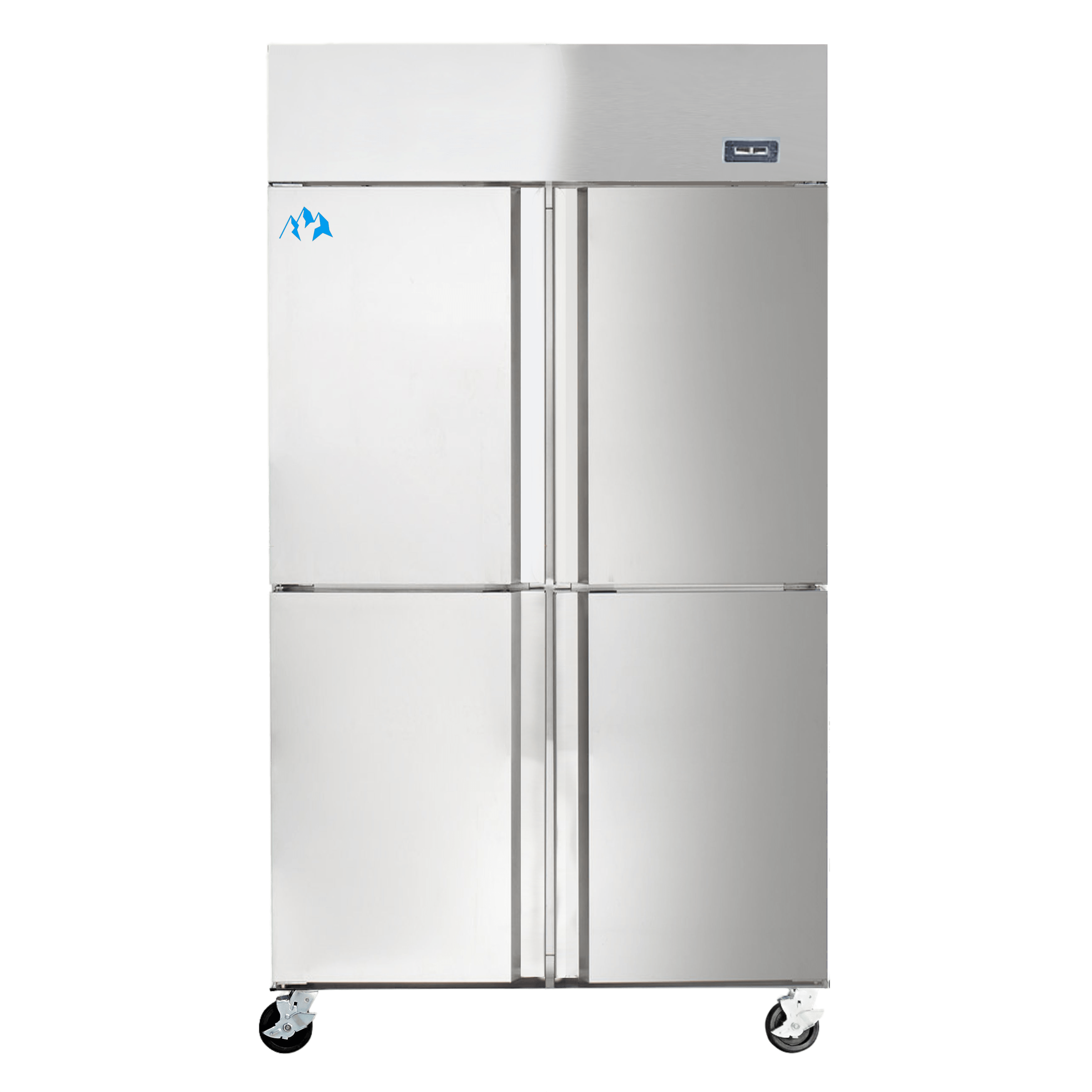 Chef AAA - SCD-880F, Commercial Solid 4 Half Door Reach-In Freezer 32 cu.ft. - SCD-880F