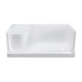 Swiss Madison Aquatique 60" x 32" Right Drain, Shower Base - SM-SB538W - Backyard Provider
