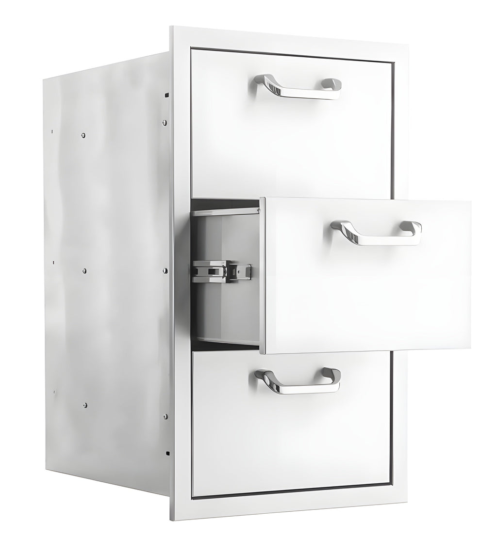 PCM 260 Series 16" Triple Access Drawer -  BBQ-260-DRW