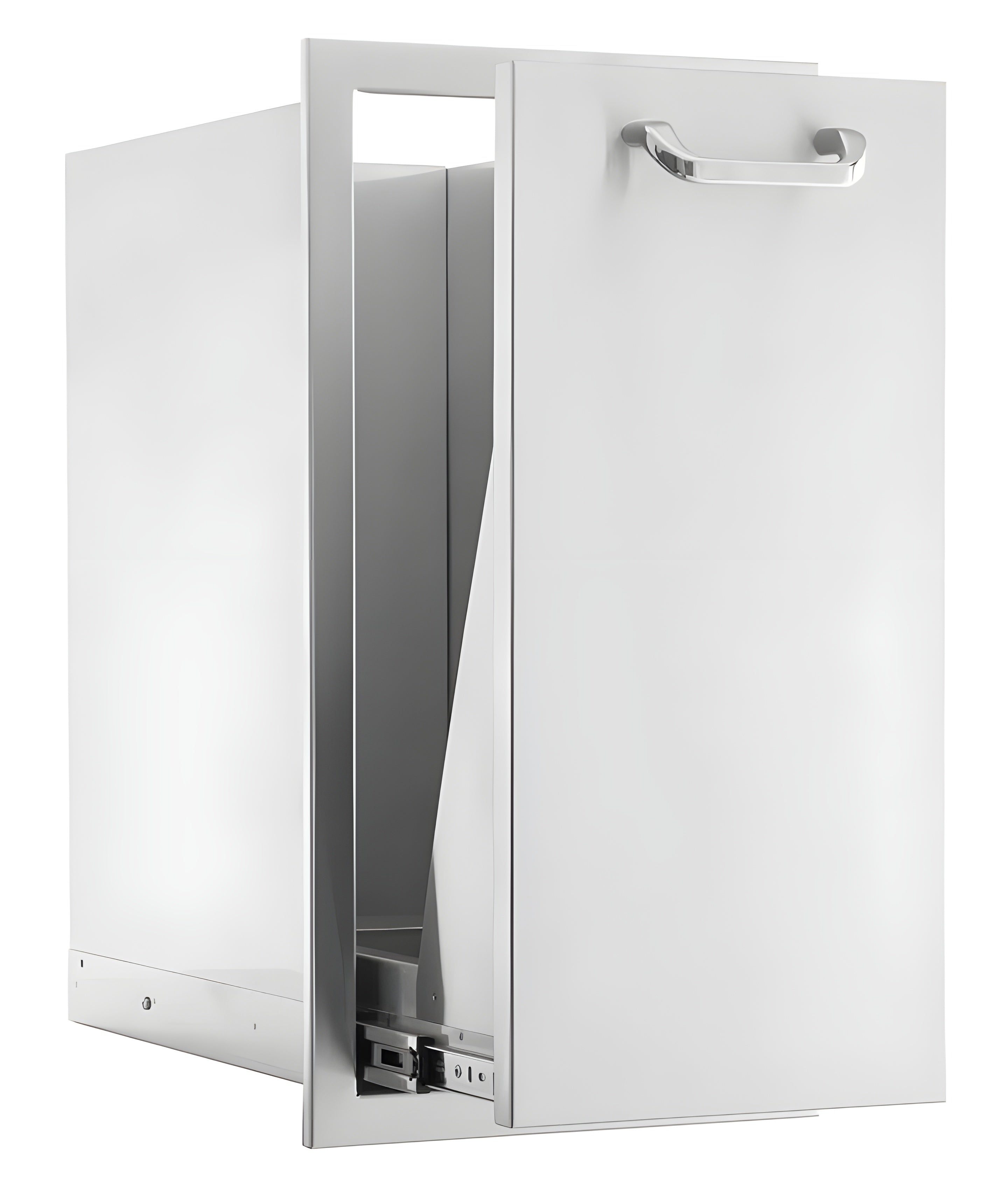 PCM 260 Series 20" Single Drawer & Roll-Out Trash/Recycling Bin Combo - BBQ-260-TR-DR