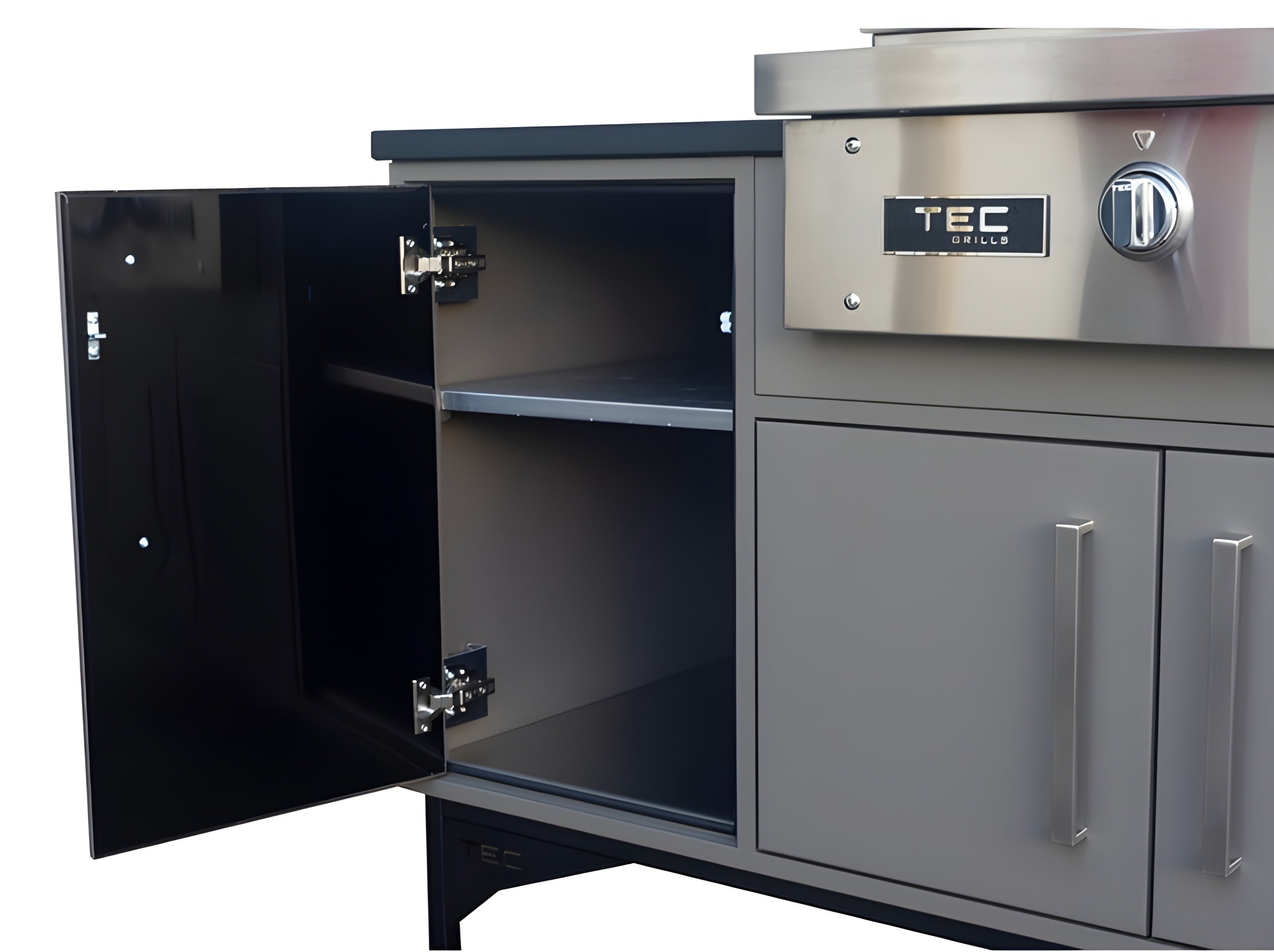 TEC Grills 26" Stering Patio On Midcentury Modern Island (66"), NG -  STPFR1NTISL