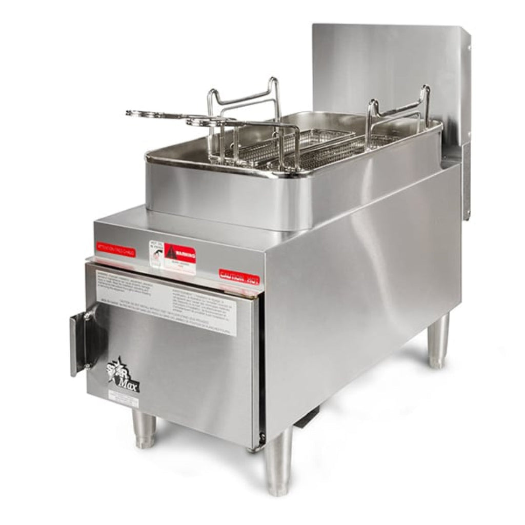 Star 8E-615FF-LP 30,000 BTU Liquid Propane Star-Max® Gas Fryers - 8E-615FF-LP