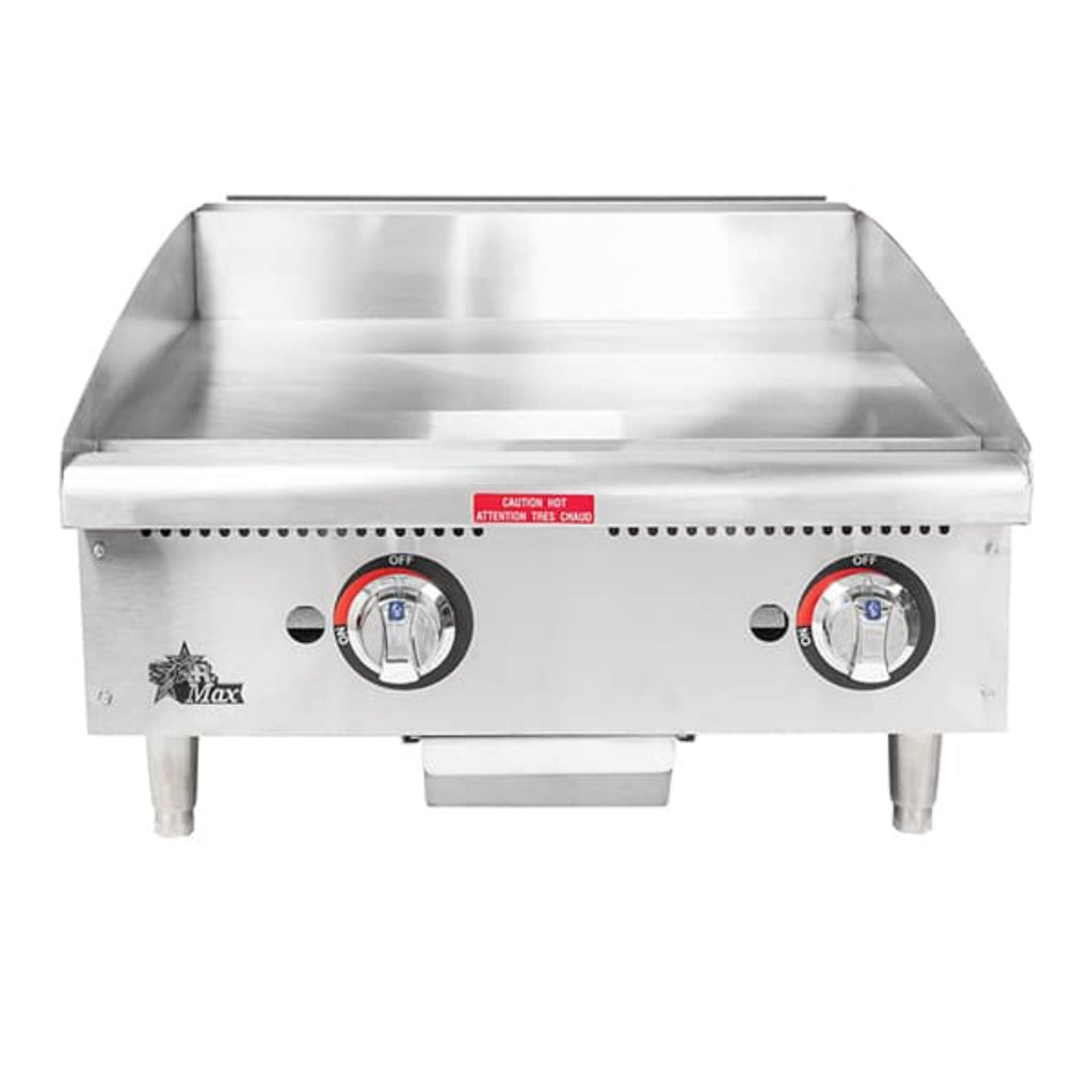 Star 8G-624TSPF Star-Max® 56,600 BTU 24" Gas Griddle Thermostatic Steel Plate - 8G-624TSPF