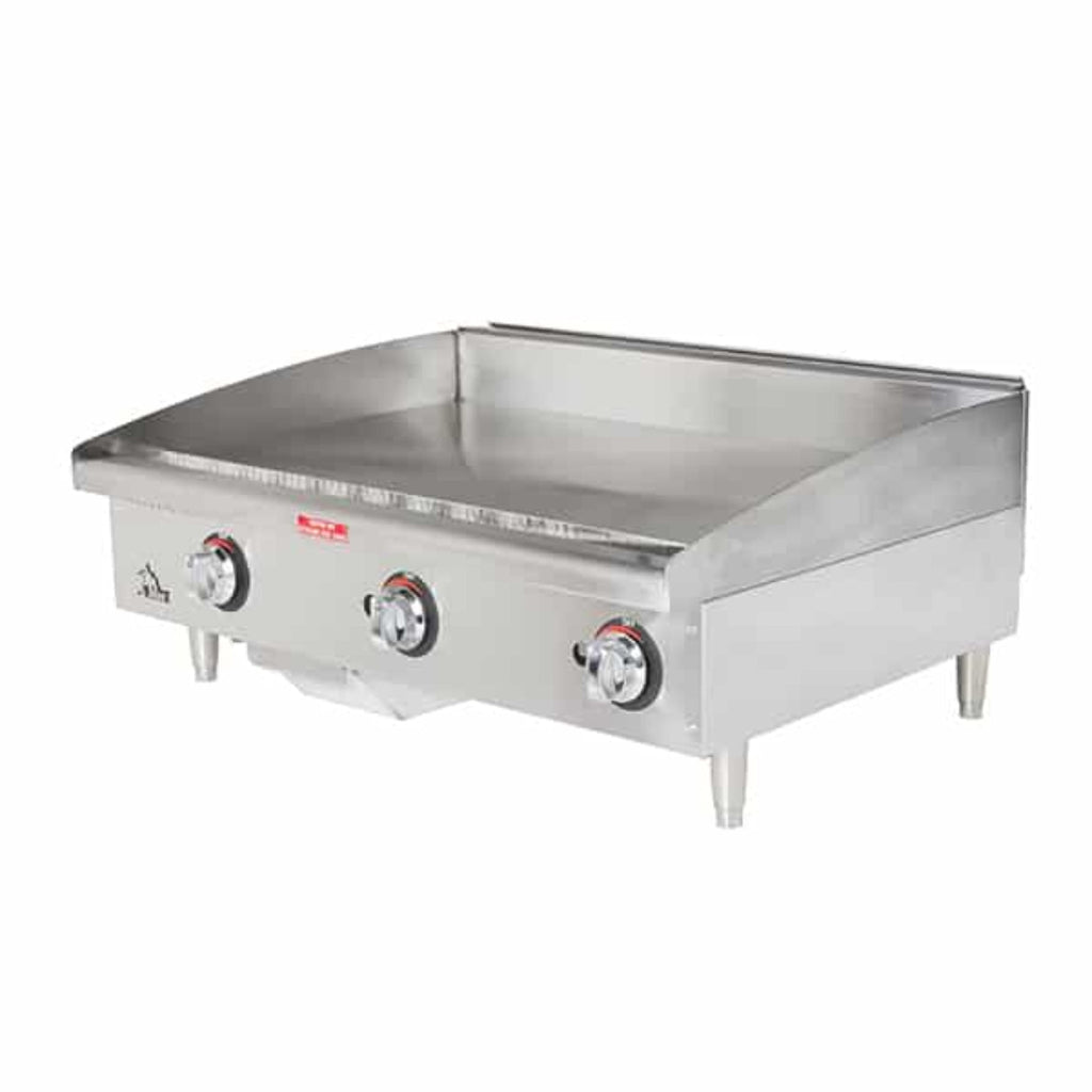 Star 8G-636TCHSF Star-Max® 84,900 BTU 36" Gas Griddle Thermostatic Chrome - 8G-636TCHSF