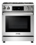 THOR Kitchen 30-Inch Tilt Panel Gas Range - Professional - TRG3001