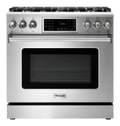 THOR Kitchen 36-Inch Tilt Panel Gas Range - Professional - TRG3601