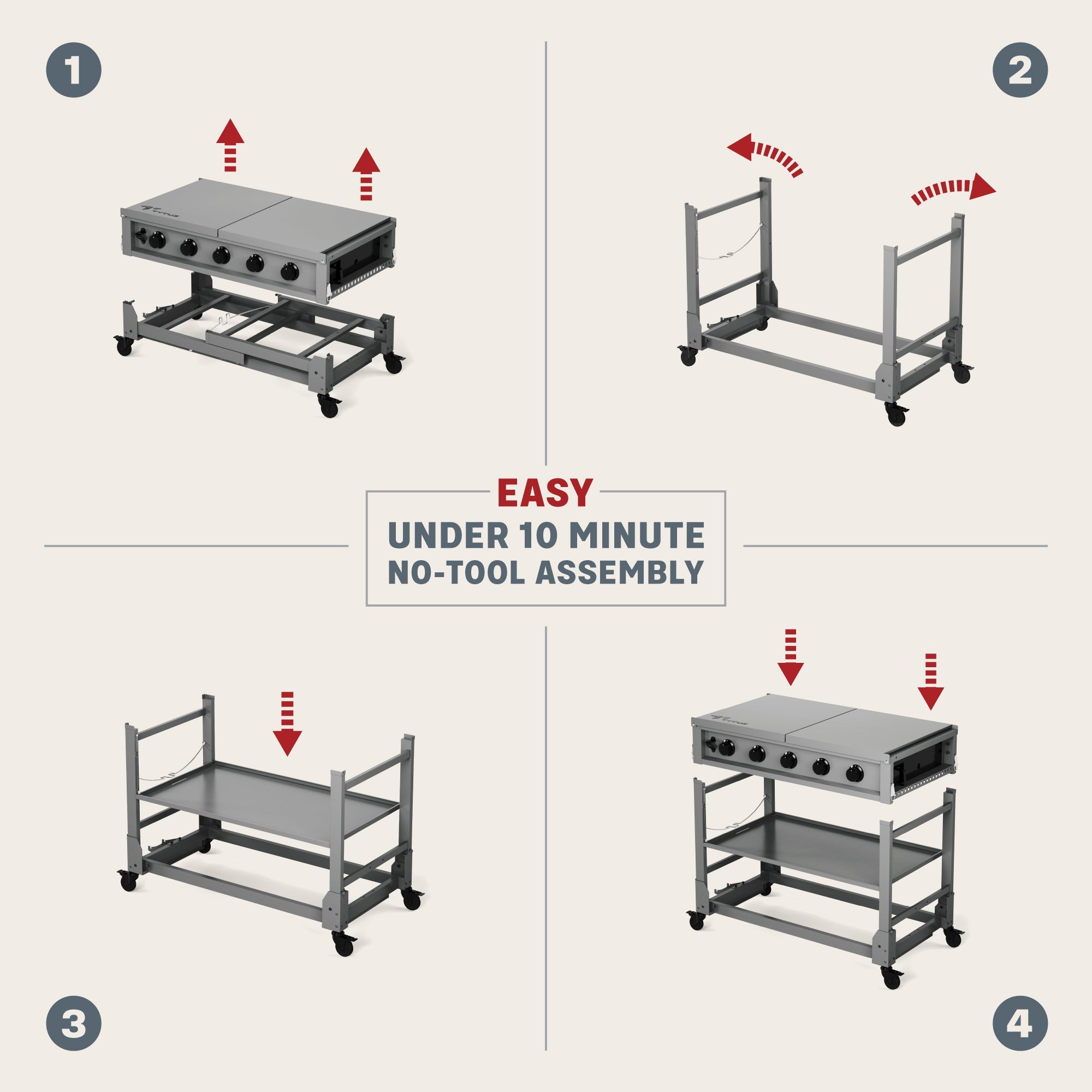 TYTUS Anaheim 5-Burner Griddle - TDT-571-0101